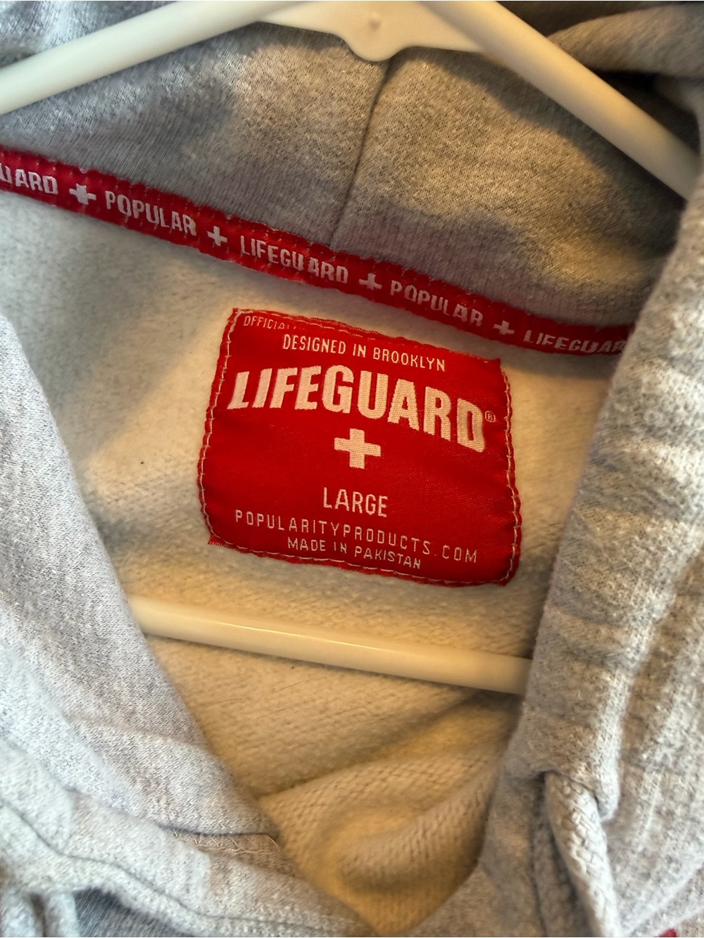 Lifeguard Myrtle Beach Gray Pullover Hoodie - Picture 2 of 2
